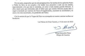 El obispo de Canarias en Roma/TA.